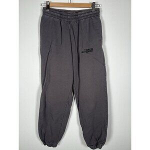 7 Days Active gray logo heavyweight Monday unisex sweatpants designer XS